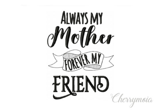 Always My Mother Forever My Friend: A Seller’s Embroidery Review