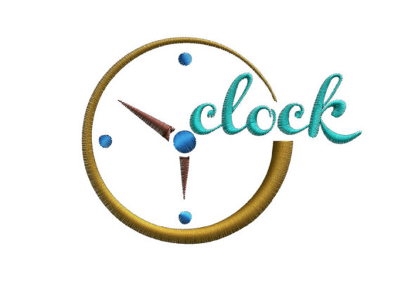 Clock Embroidery Design: A Seasonal Staple for Holiday Makers