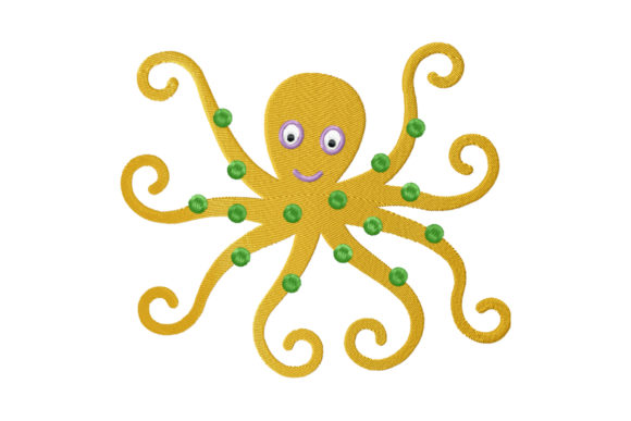Cute Octopus with Tentacles: An Embroidery Seller’s Take