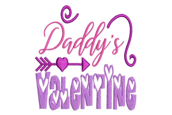 Daddy’s Valentine Embroidery Design Seller Review