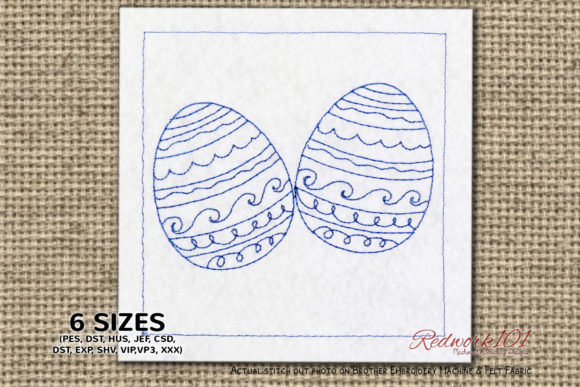 Easter Abstract Eggs: A Seasonal Embroidery Designer's Review