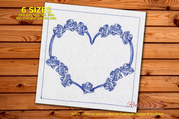 Floral Frame Heart Shape Redwork: A Designer’s Honest Review