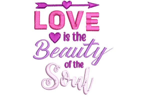 Love is the Beauty of Soul: A Valentine Embroidery Review