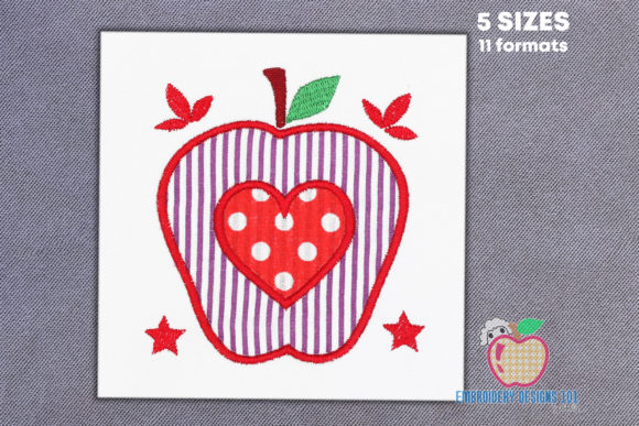 Review: Apple with Hearts Applique for Kids