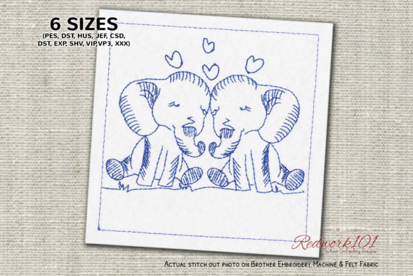 Two Elephants in Love Machine: Embroidery Designer Review